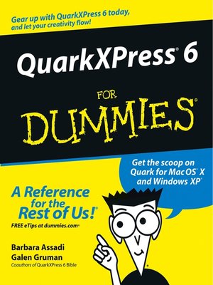 cover image of QuarkXPress6 For Dummies